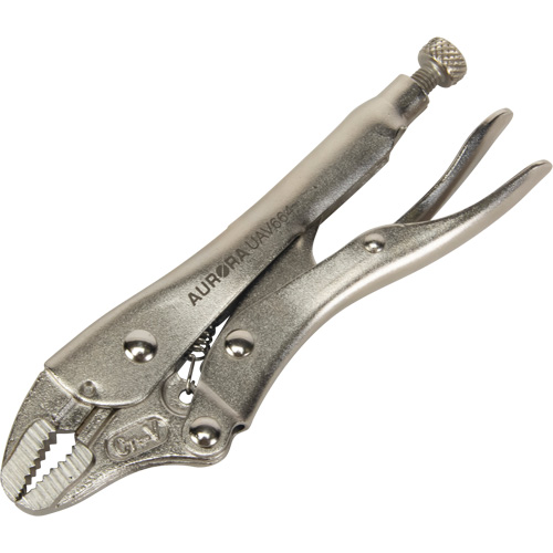 Pince-&eacute;tau avec coupe-fils, Longueur 5", M&acirc;choire courb&eacute;e Industrial Sales