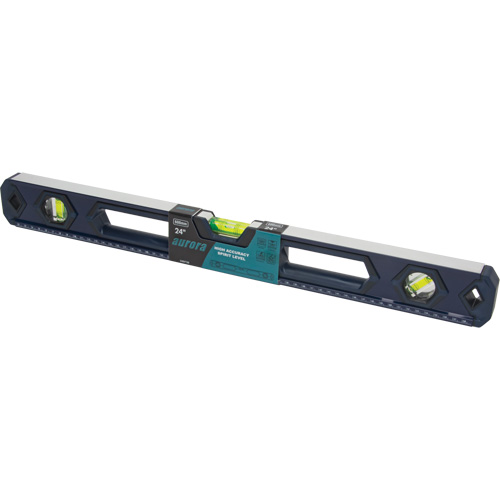 High-Accuracy Level, Box, 2' L, Aluminum, 3, Non-Magnetic Industrial Sales