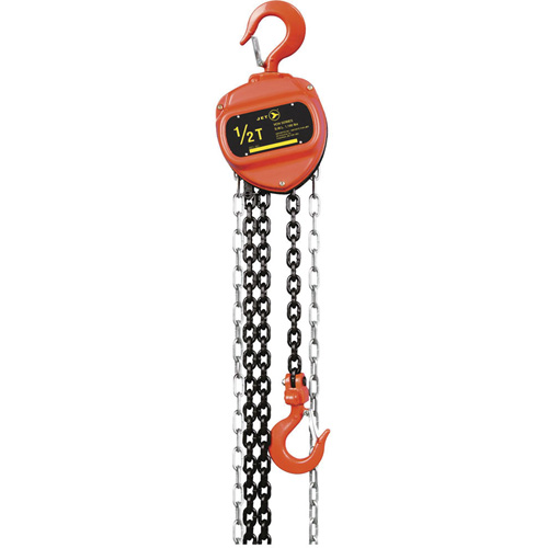 VCH Series Chain Hoist, 20' Lift, 2200 lbs. (1 tons) Capacity, Heat-Treated Alloy Steel Chain Industrial Sales