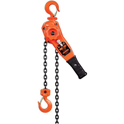 KLP Series Lever Chain Hoist, 5' Lift, 3000 lbs. (1.5 tons) Capacity Industrial Sales