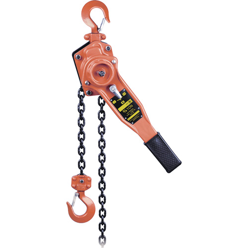 KLP-75-10 KLP Series Heavy-Duty Lever Chain Hoist, 10' Lift, 1500 lbs. (0.75 tons) Capacity Industrial Sales