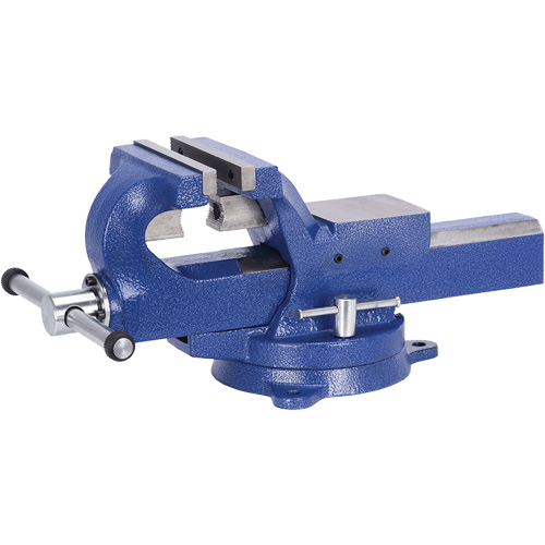 JADV-6 Super Heavy-Duty Bench Vise, 6" Jaw Width, 3-6/10" Throat Depth Industrial Sales
