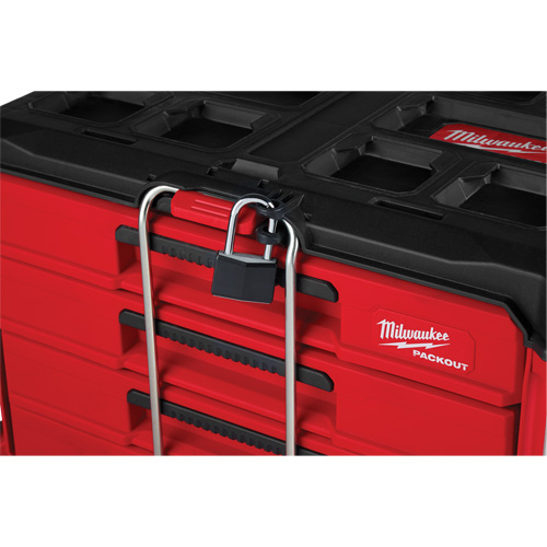 PackOut 4-Drawer Tool Box, 16-3/10" x 22-1/5" x 14-3/10", Red Industrial Sales