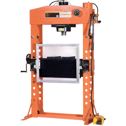 Super Heavy-Duty Shop Presses, 75 tons Capacity Industrial Sales