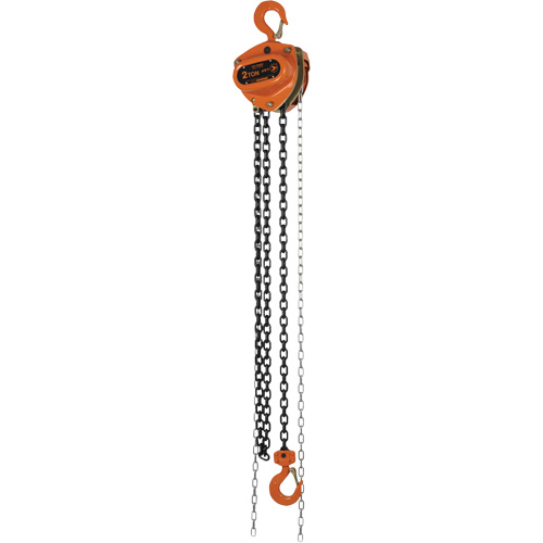 KCH Series Chain Hoists, 10' Lift, 4400 lbs. (2 tons) Capacity, Alloy Steel Chain Industrial Sales