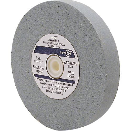 GC675M Bench Grinding Wheels, 6" x 3/4", 1" Arbor, Silicon Carbide Industrial Sales