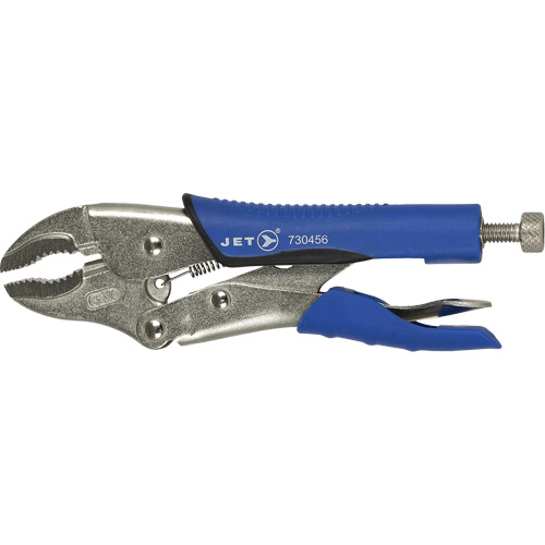 J7WRG Pince-&eacute;taux &agrave; m&acirc;choire courb&eacute;e, Longueur 7", M&acirc;choire courb&eacute;e Industrial Sales