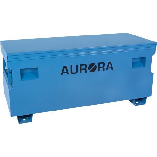 Jobsite Tool Box, 60" x 24" x 27-1/2", Steel, Blue Industrial Sales