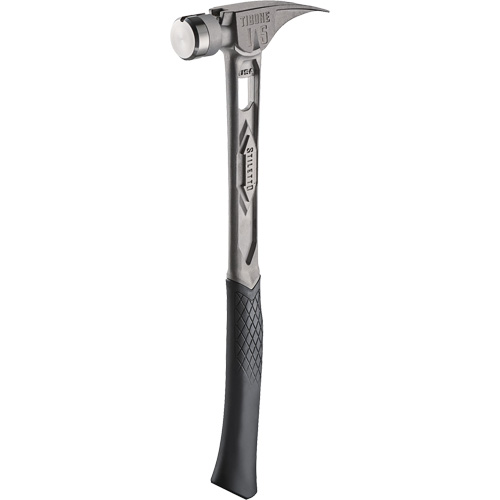 Marteau de charpente en titane lisse TIBONE, 15 oz, Prise en Acier plein, 17-17/50" lo Industrial Sales