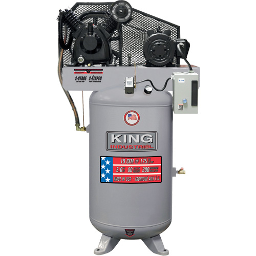 Compresseur d'air biphas&eacute;, 80 gal. (96 gal. US) Industrial Sales