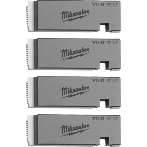 Fili&egrave;res de filetage pour tuyaux universel NPT, Pour tuyau de 1/2"-3/4", Haute vitesse pour acier inoxydable Industrial Sales