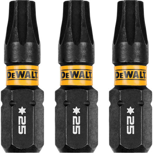 3-Piece FLEXTORQ&reg; Impact Screwdriving Bits, Torx, T-25, 1/4" Drive Industrial Sales