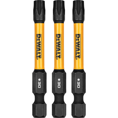 Forets pour tournevis &agrave; chocs FLEXTORQ 3 mcx, Torx, T-30, Prise 1/4" Industrial Sales