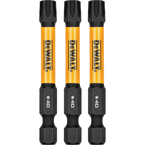Forets pour tournevis &agrave; chocs FLEXTORQ 3 mcx, Torx, T-40, Prise 1/4" Industrial Sales