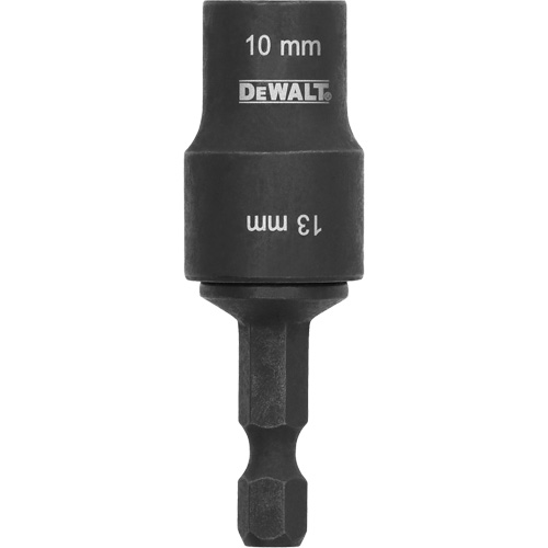 Tourne-&eacute;crou &agrave; double embout d&eacute;tachable FLEXTORQ, 13 mm prise, 4-4/5" lo, Magn&eacute;tique Industrial Sales