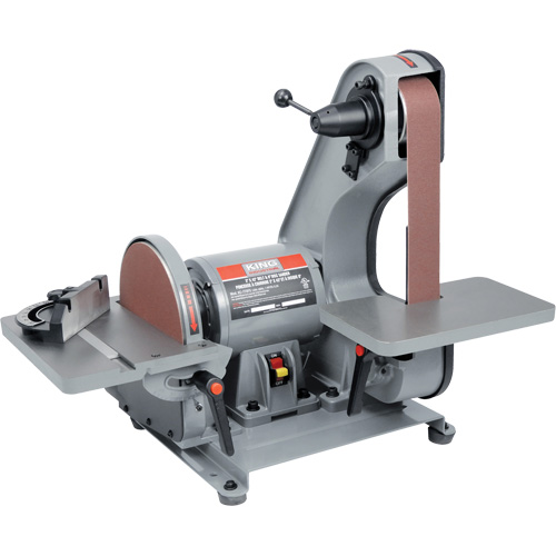 Belt & Disc Sander, 1" W x 42" L/2" W x 42" L Belt, 8" Disk Industrial Sales