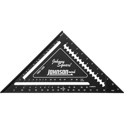&eacute;querre de charpente 12" Johnny Square Professional Easy-Read Industrial Sales