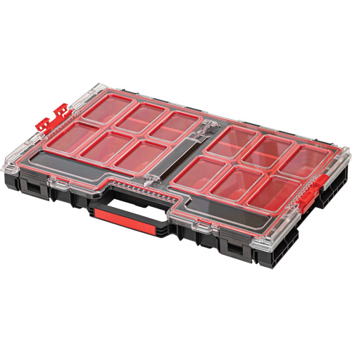 Grand organisateur avec bacs Arx, 21" x 15" x 3", Noir Industrial Sales