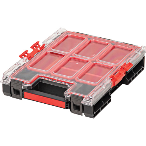 Organisateur moyen avec bacs Arx, 10-3/10" x 14-3/10" x 3", Noir Industrial Sales