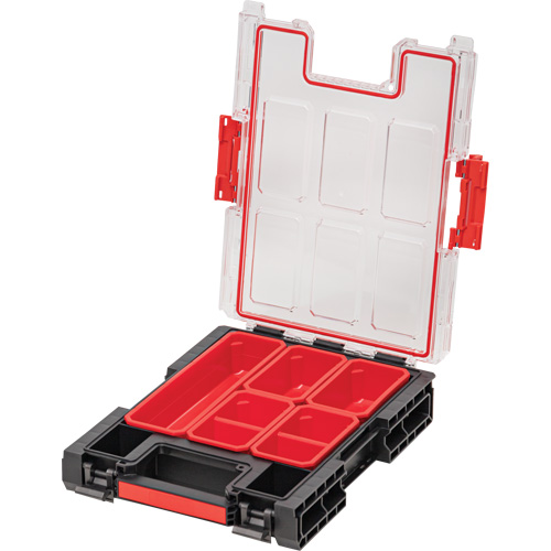 Organisateur moyen avec bacs Arx, 10-3/10" x 14-3/10" x 3", Noir Industrial Sales