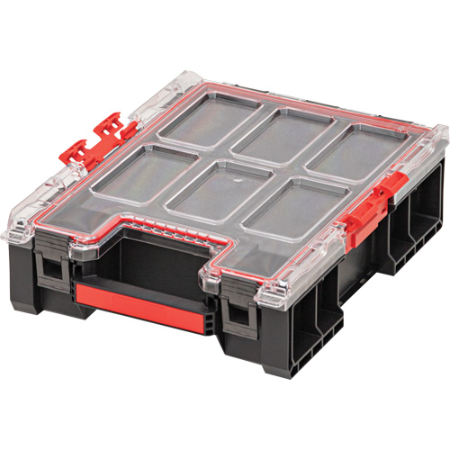 Arx Medium Tall Organizer with Multilayer Foam Inserts, 10-2/5" x 14-3/10" x 4-1/5", Black Industrial Sales