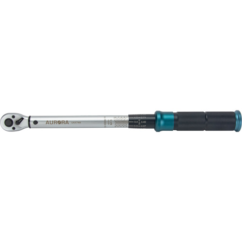 72-Tooth Torque Wrench, Click, 3/8" Square Drive, 10 - 100 ft-lbs. Industrial Sales