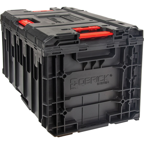 Arx&reg; Single Drawer Toolbox, 11-1/5" W x 18-3/10" D x 9-1/10" H, Black/Red Industrial Sales