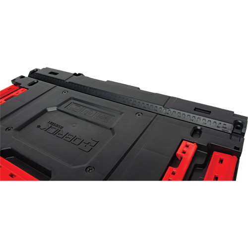 Arx&reg; Single Drawer Toolbox, 11-1/5" W x 18-3/10" D x 9-1/10" H, Black/Red Industrial Sales