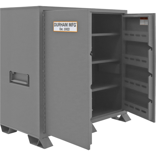 Armoire de rangement pour le chantier, Acier, 59 pi³, Gris Industrial Sales