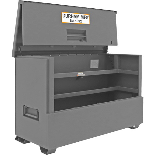 57.4 cu. ft. Jobsite Piano Box, 72-7/16" W x 33-7/8" D x 49-7/16" H, Grey Industrial Sales