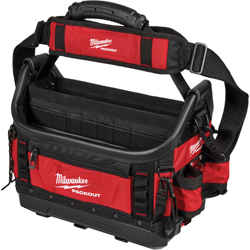 Fourre-tout structur&eacute; PackOut, Polyester, 39 pochettes, Noir/Rouge Industrial Sales