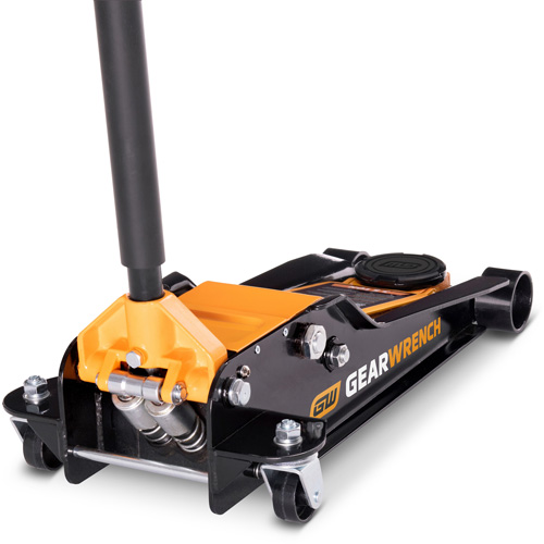 Low Profile Floor Jack, 3.5 Ton(s) Capacity, 3-3/4" Lowered, 21-3/4" Raised, Manual Hydraulic Industrial Sales