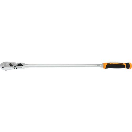 90-Tooth Dual Material Locking Flex Head Teardrop Ratchet Industrial Sales