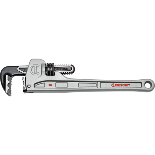 K9 Jaw Pipe Wrench, 2-3/8" Jaw Capacity, 14" Long, Powder Coated Finish, Non-Ergonomic Handle Industrial Sales
