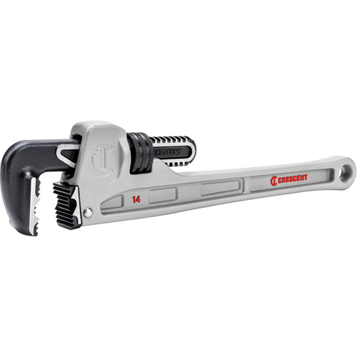 K9 Jaw Pipe Wrench, 2-3/8" Jaw Capacity, 14" Long, Powder Coated Finish, Non-Ergonomic Handle Industrial Sales