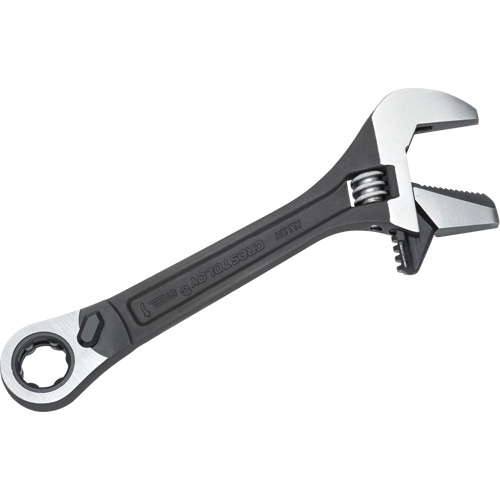 11-Piece Pass-Thru X6 Adjustable Wrench & Spline Socket Set, 13" L, 2-27/50" Max Width, Black Phosphate Industrial Sales