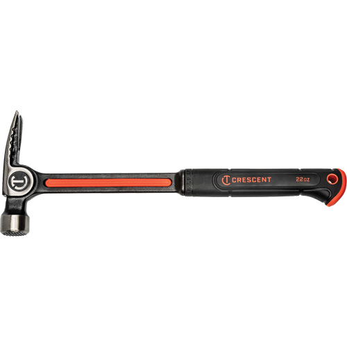 Marteau de charpente en acier avec face meul&eacute;e, 22 oz, Prise en Acier plein, 16" lo Industrial Sales