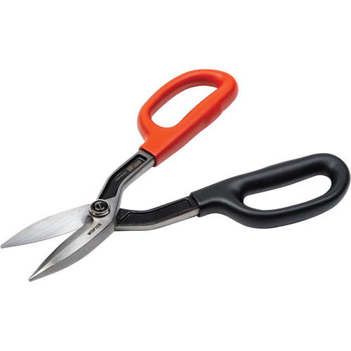 Cisaille de ferblantier droite, Longueur de coupe de 2", Coupe Droit Industrial Sales