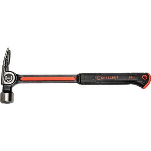 Marteau de charpente &agrave; face meul&eacute;e, 28 oz, Prise en Acier plein, 16" lo Industrial Sales