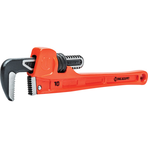 Cl&eacute; pour tuyau SLIM JAW, Cap des m&acirc;choires 1-9/10", Longueur 10", Fini Rev&ecirc;tement en poudre, Prise Non-ergonomique Industrial Sales