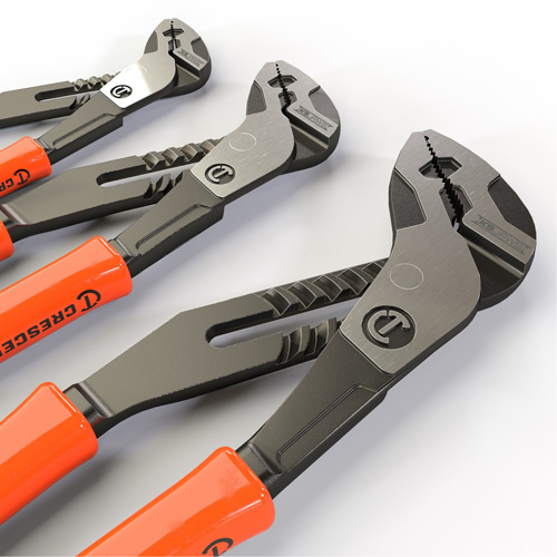 Z2 K9 Straight Jaw Dipped Handle Tongue & Groove Plier Set, 3 Pieces Industrial Sales