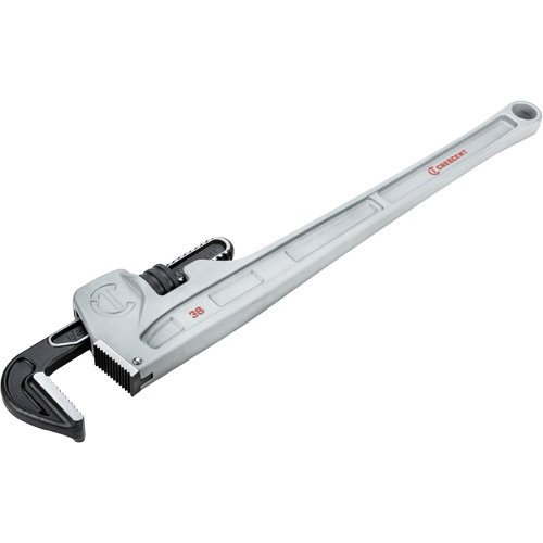 Pipe Wrench, 5" Jaw Capacity, 36" Long, Powder Coated Finish, Non-Ergonomic Handle Industrial Sales