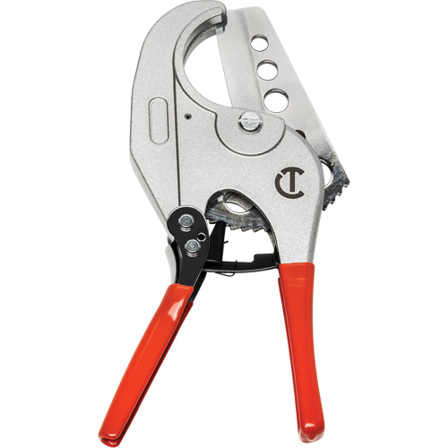 Ratcheting PVC Pipe Cutter with Dipped Grips, 1/4"- 2-3/8" Capacity Industrial Sales