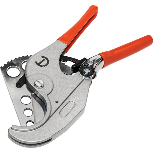 Ratcheting PVC Pipe Cutter with Dipped Grips, 1/4"- 2-3/8" Capacity Industrial Sales