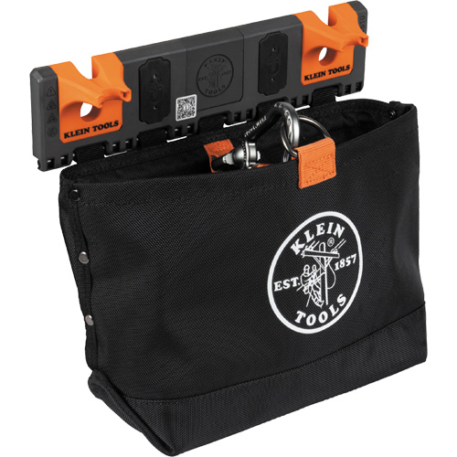Bucket Work CentreS-Hook Hardware Pouch Module, Nylon, 1 Pockets, Black/Orange Industrial Sales