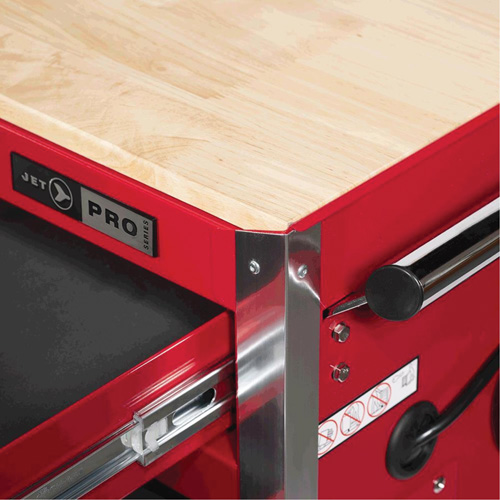 PRC4211 Pro Series Roller Cabinet, 11 Drawers, 42" W x 18" D x Red Industrial Sales
