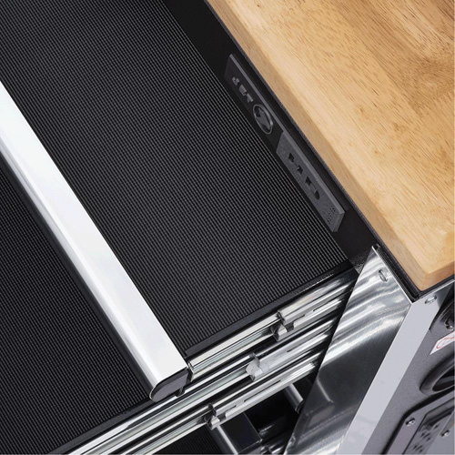 HDRC5212 Armoire mobile de s&eacute;rie HD, 12 tiroirs, 51-1/4" la x 21" p x 40-3/10" h, Noir Industrial Sales