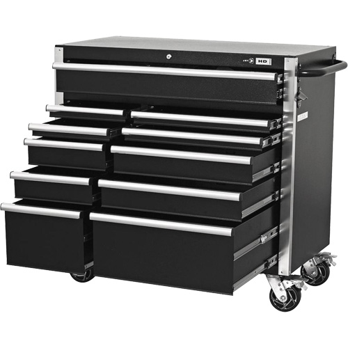 HDCC-4115 Combo boîte &agrave; outils s&eacute;rie HD, 21-1/2" P x 44-1/5" la x 63-3/10" h, Noir Industrial Sales