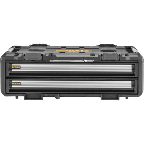 Bloc &agrave; 2 tiroirs TOUGHSYSTEM 2.0 DXL, 30" x 21-13/20" x 10", Noir/Jaune Industrial Sales