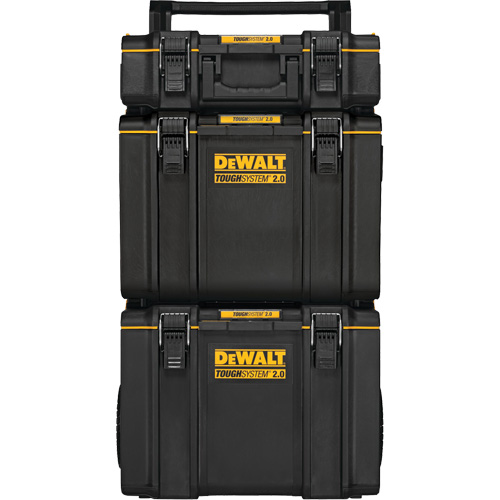 TOUGHSYSTEM&reg; 2.0 Rolling Tower, 24" x 20-2/5" x 34-1/2", Black/Yellow Industrial Sales